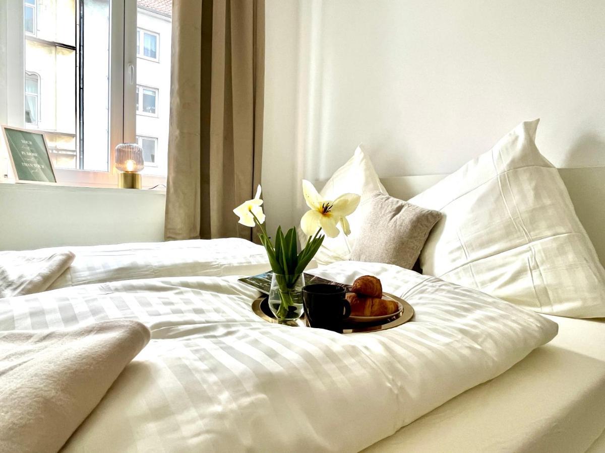 Design Apartment - Parking - Kingsize-Bett - 2X Bad - Zentrum Hannover Exteriör bild